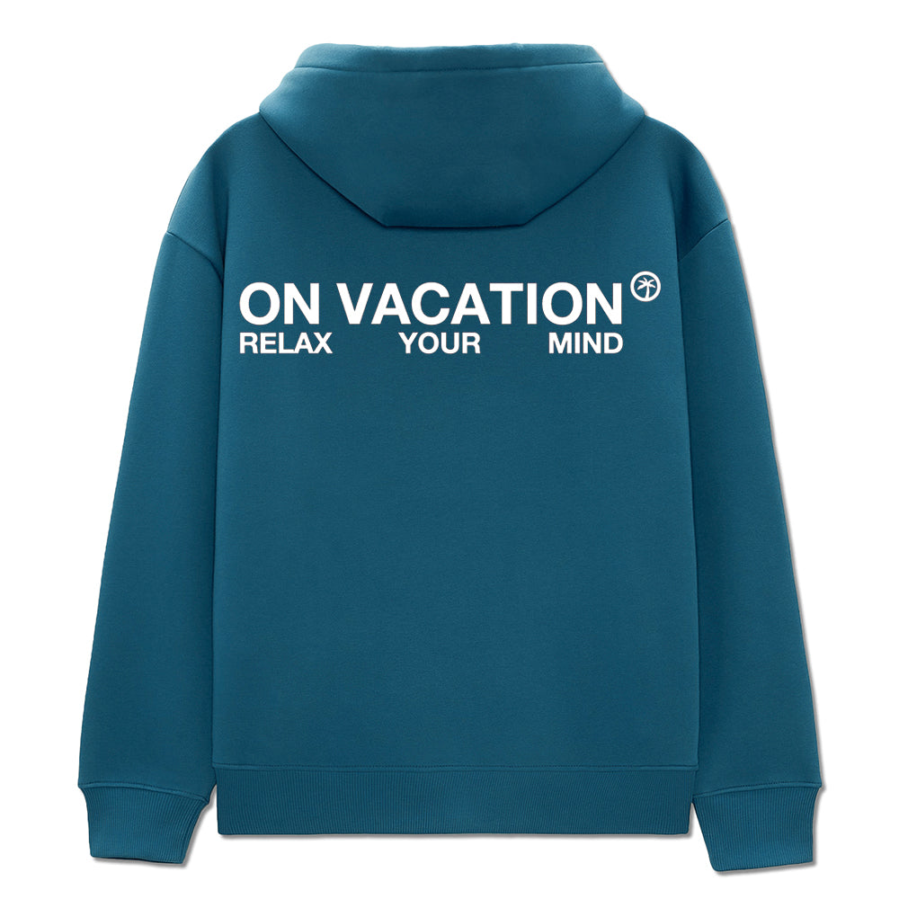 On Vacation Unisex Hoodie "Central Carrier" - Teal