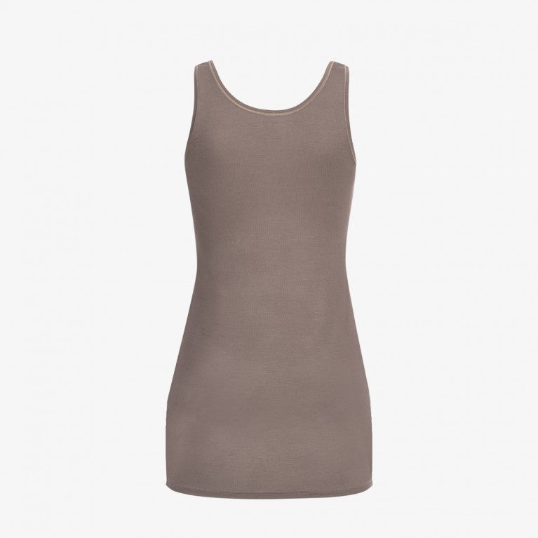 erlich textil Tanktop "Charlotte" mokka