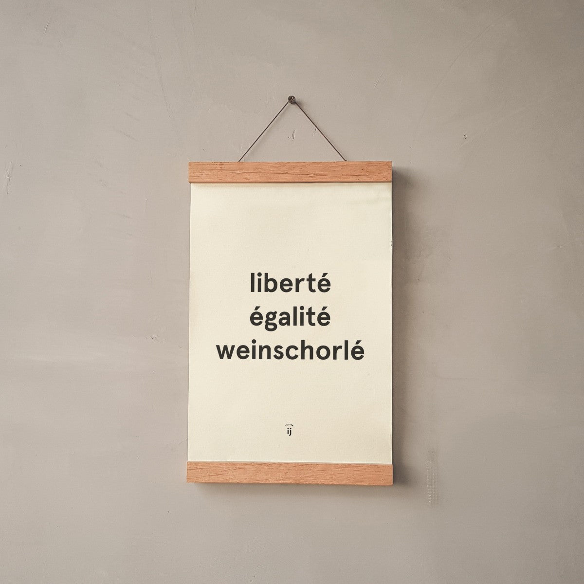 Selekkt Artprint Poster "liberté égalité weinschorlé"