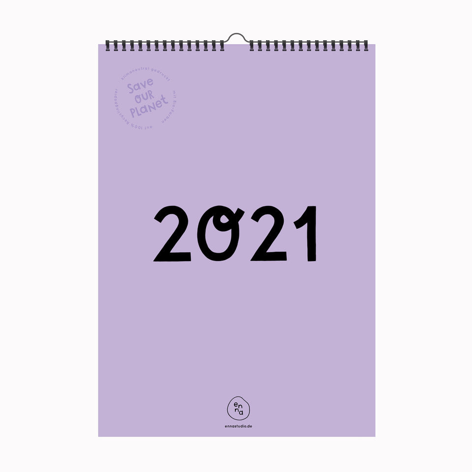 enna Familien-Wandkalender 2021