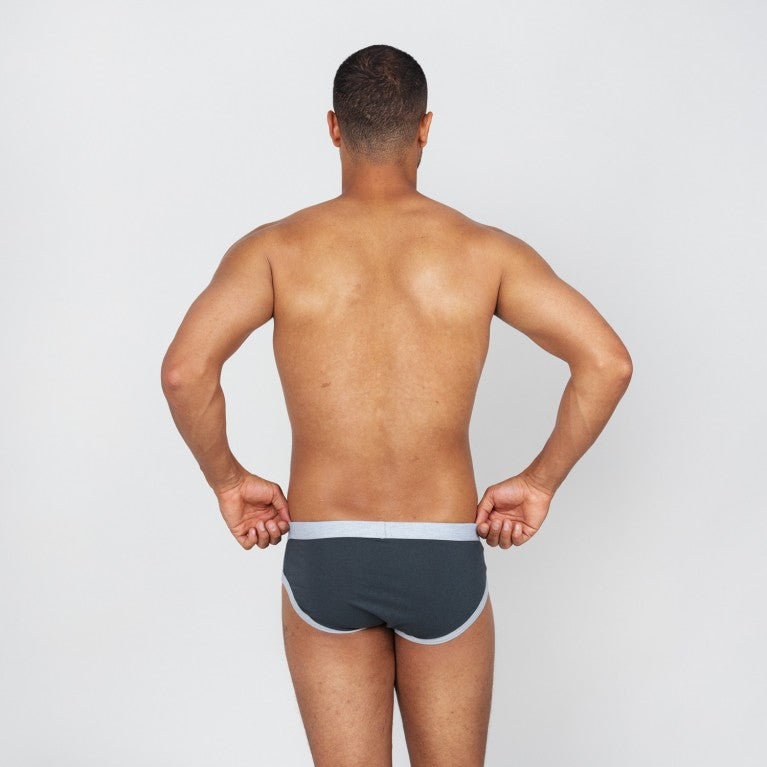 erlich textil Männer Slip "Lukas" graphit