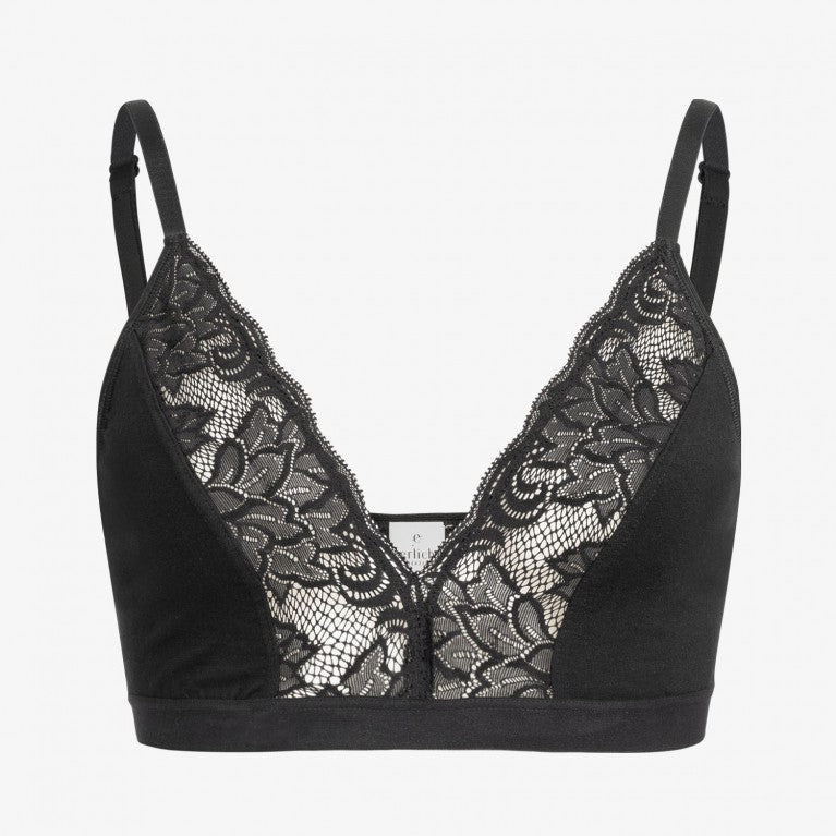 erlich textil Bralette Alisa schwarz