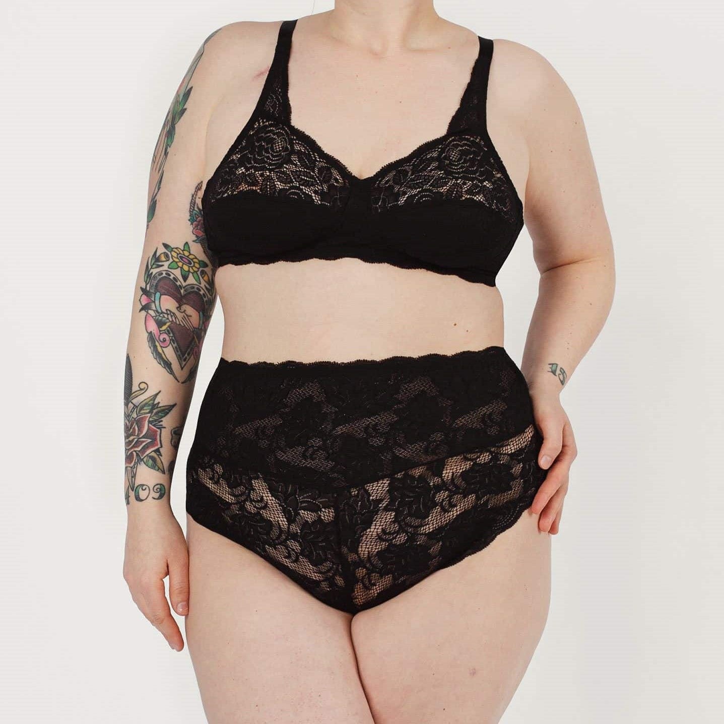 erlich textil Taillenslip mit Spitze "Hermine"