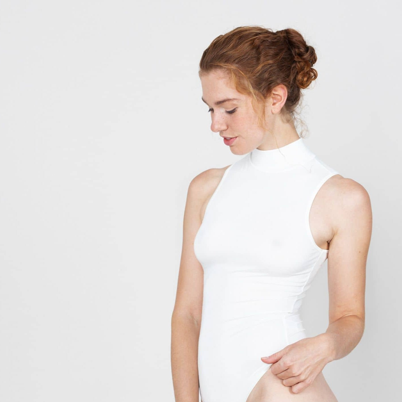 erlich textil Stringbody Stehkragen "Marlene"