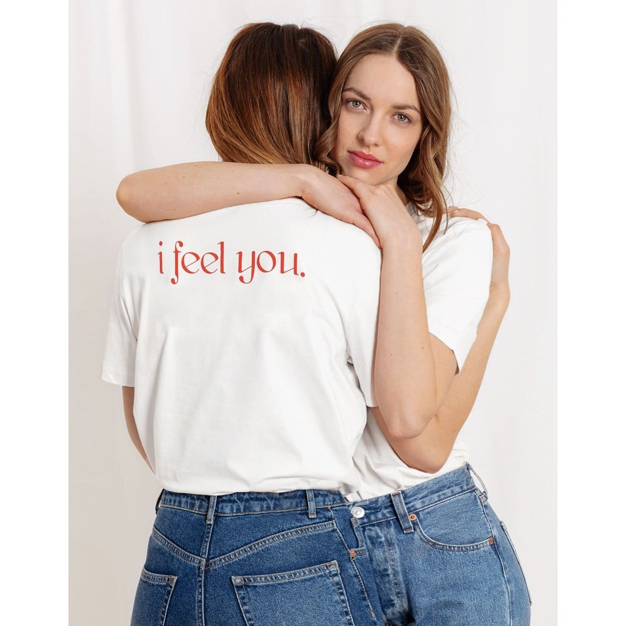 ADIEU CLICHÉ T-Shirt "I feel you" Backprint