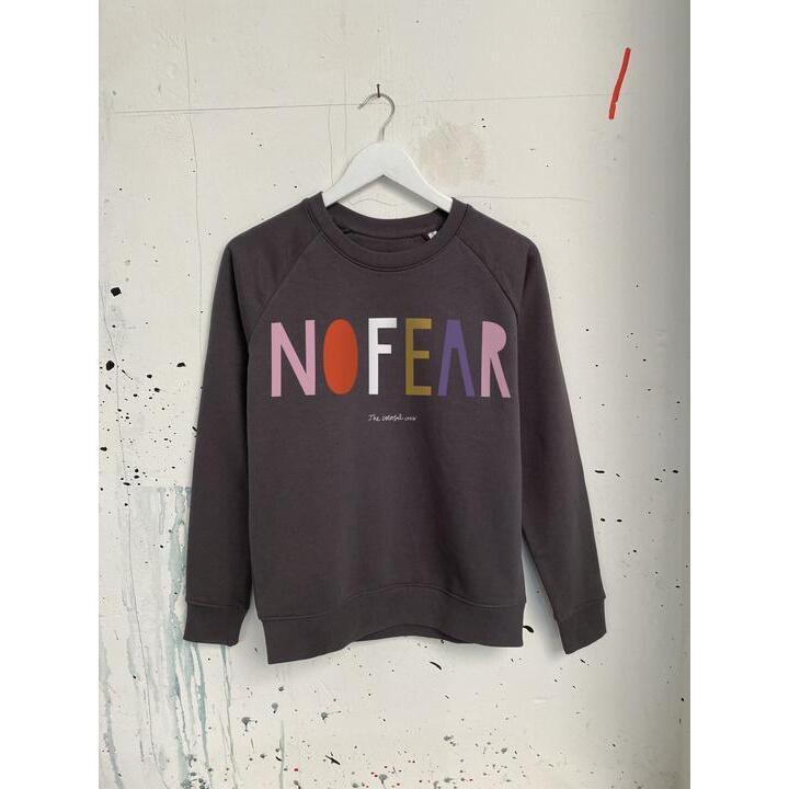 The colorful crew Sweater "No Fear"