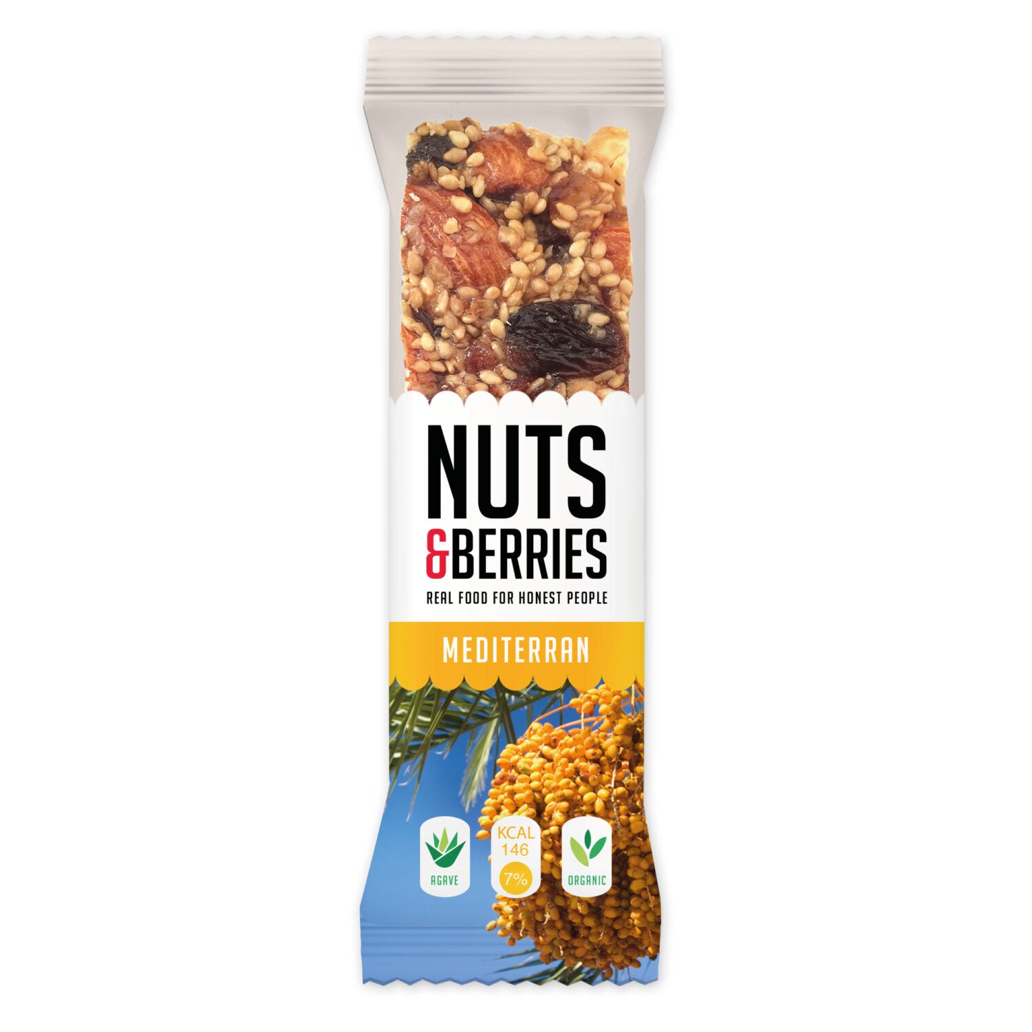Nuts &amp; Berries Bio-Riegel "Mediterran"