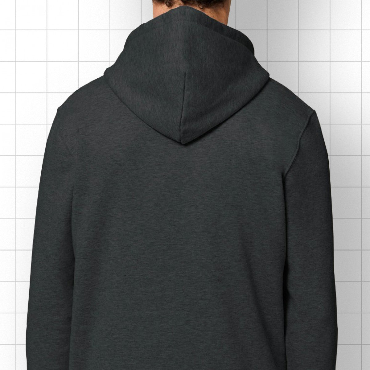 Selekkt Unisex Kapuzensweater "liberté égalité weinschorlé" - dark heather grey
