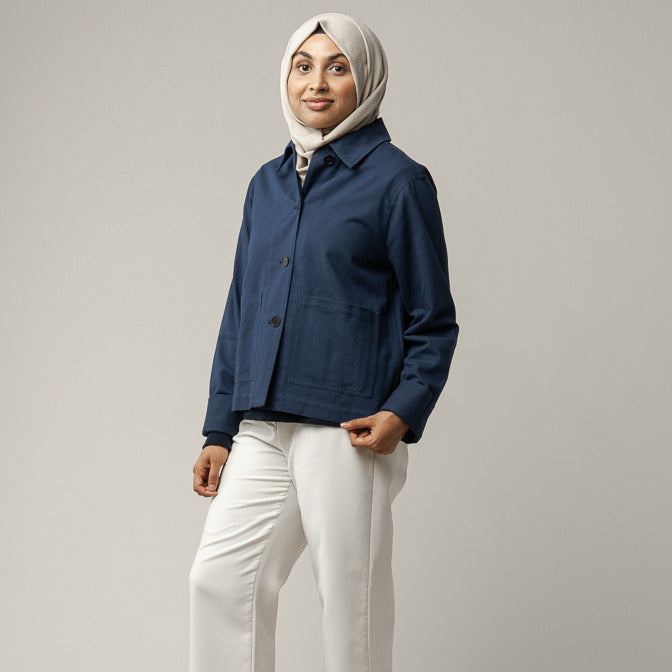 MELAWEAR Damen Workwear Twill-Jacke "MAALAI" - Dritte Wahl