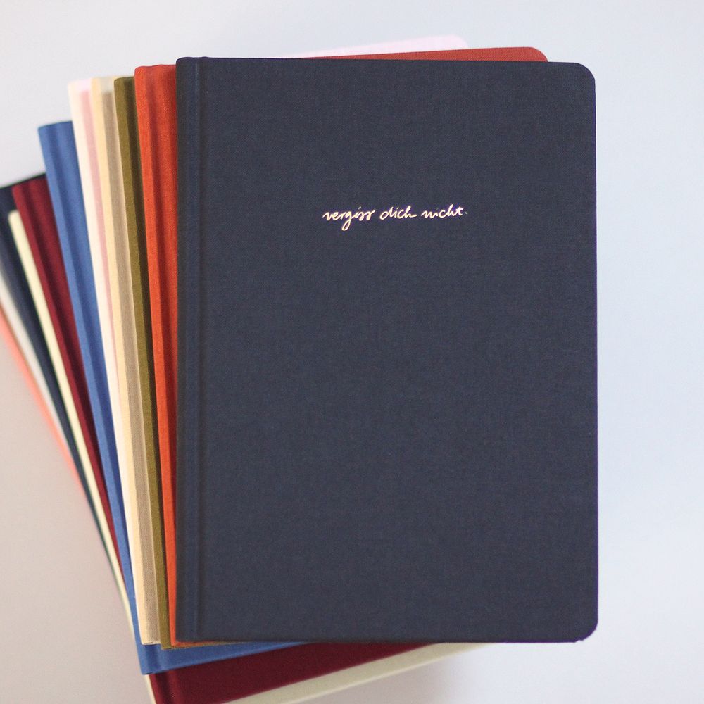 Navucko Hardcover Diary-Booklet (DIN A5) - Vergiss dich nicht