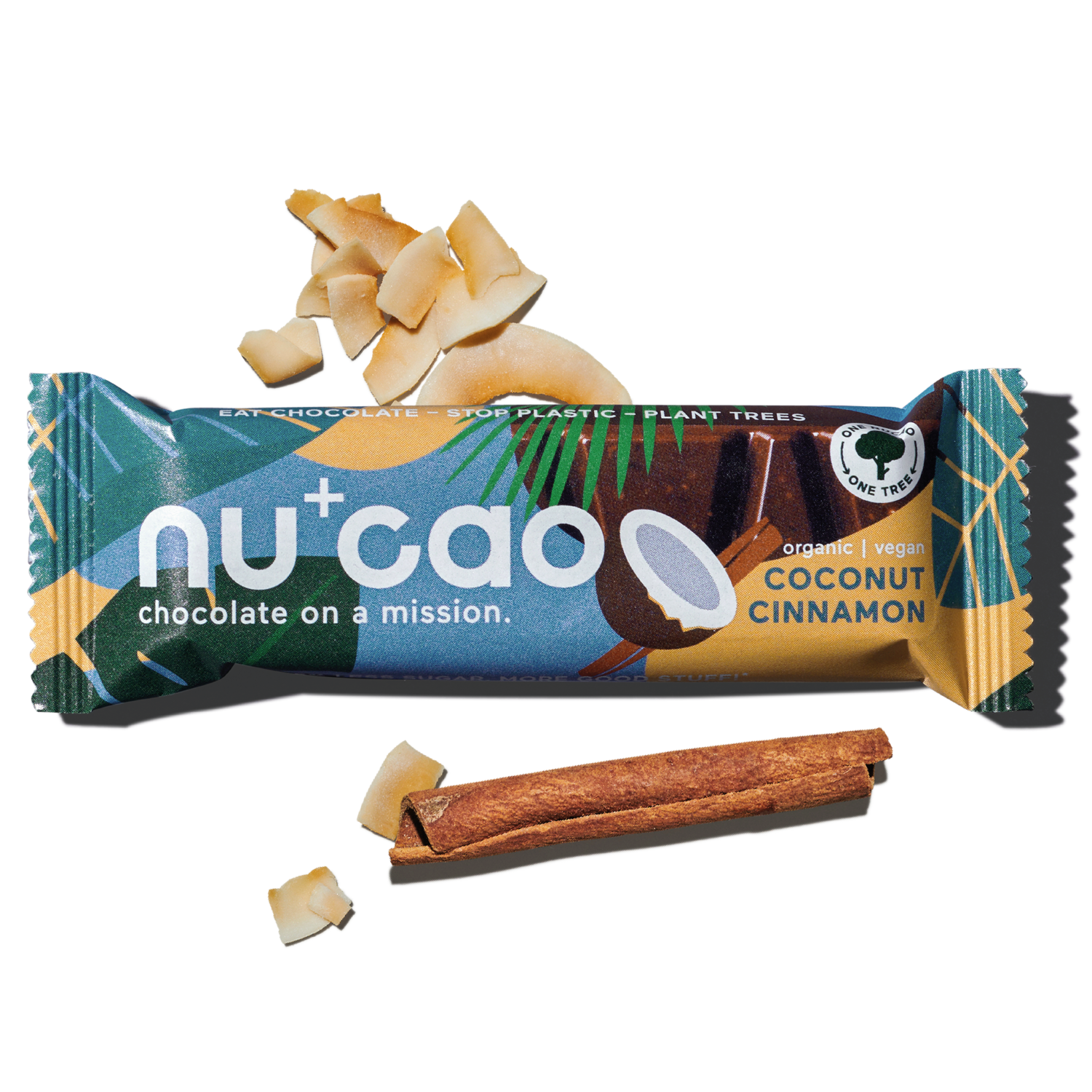 nucao Schoko-Riegel Coconut Cinnamon