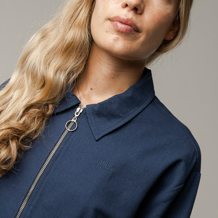 MELAWEAR Damen Twill-Jacke NUPUR Deep Blue