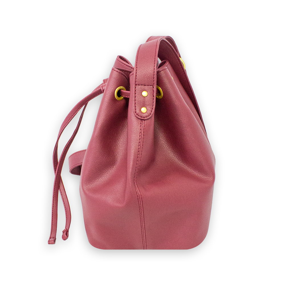 nuuwai Vegane Beuteltasche KARI red berry (3)