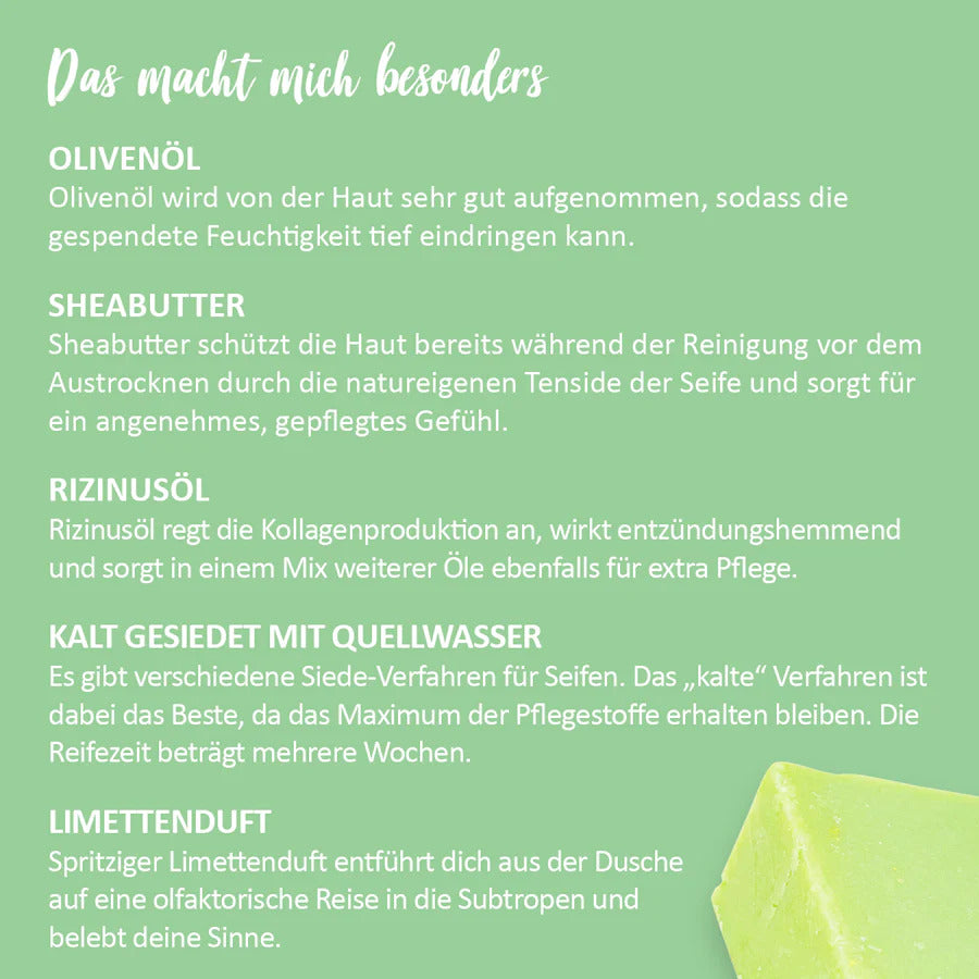 puremetics Duschseife Sheabutter Limette 100 g_3