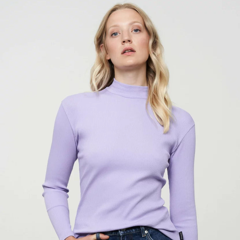 recolution Damen Longsleeve "POPPY" - Lilac