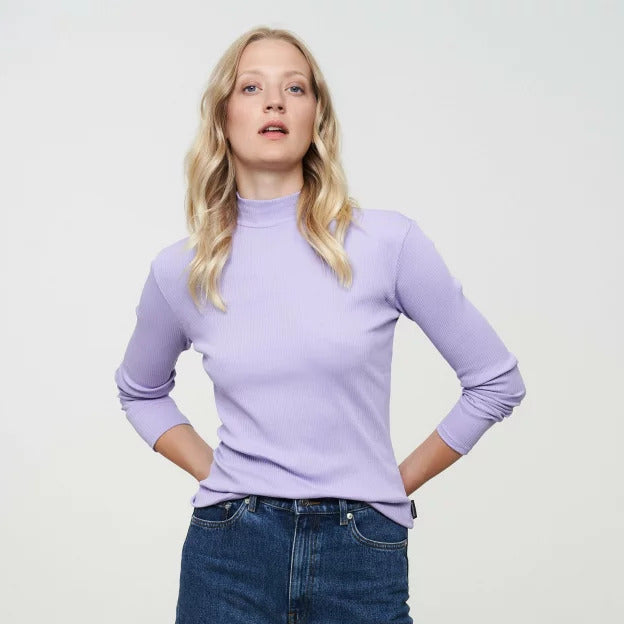 recolution Damen Longsleeve "POPPY" - Lilac