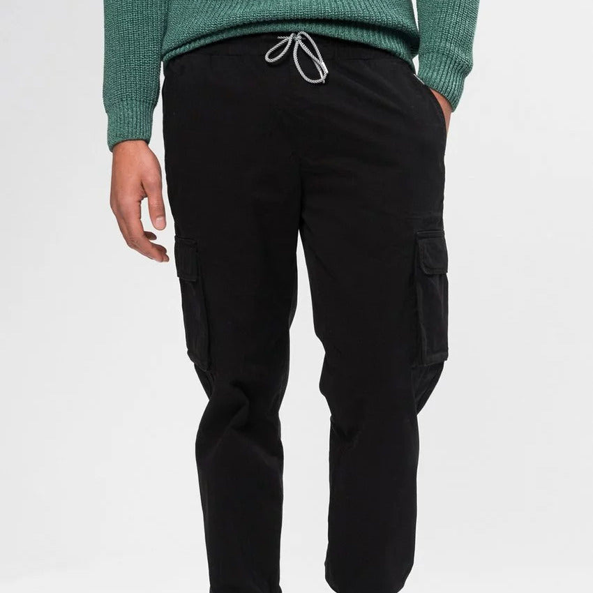 recolution-herren-cargohose-black