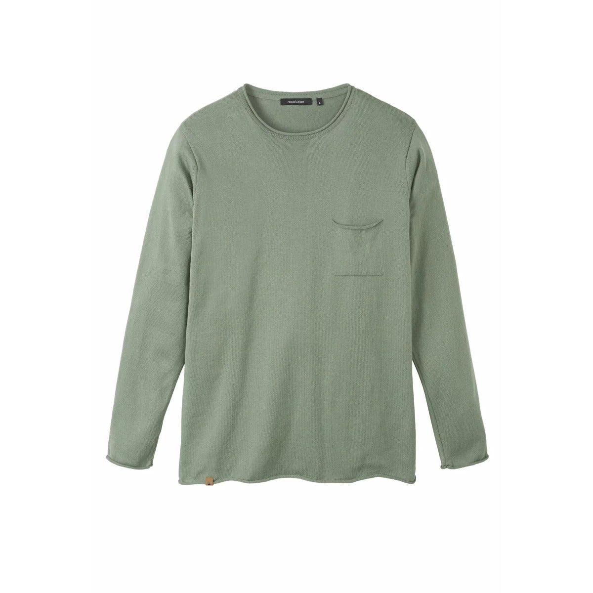 recolution Herren Crew Neck "LAVENDER" - Light Khaki