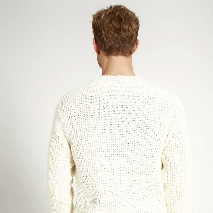 recolution Herren Crewneck "SAFFRON" - Cream