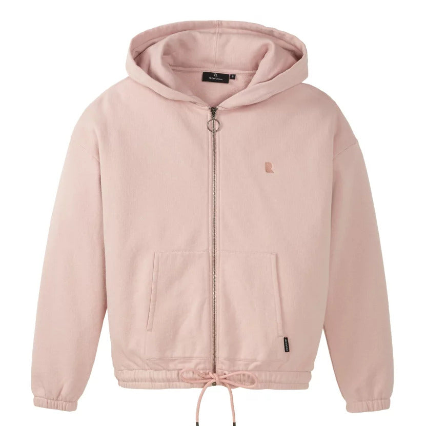 recolution Zipper Hoodie "HONESTY" - Nude Rose
