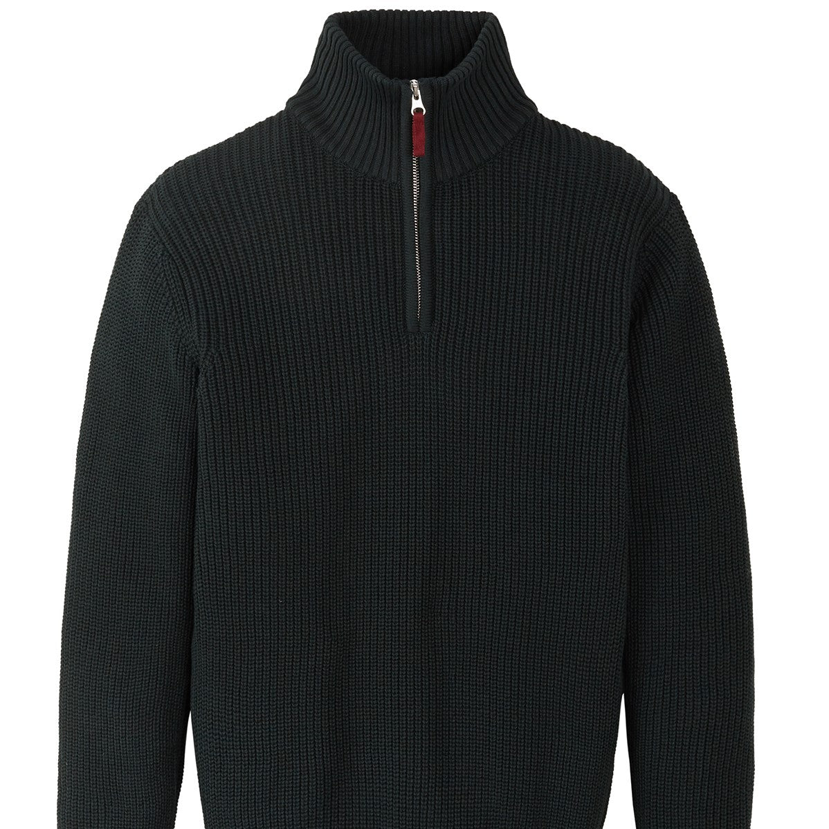 recolution Herren Zip Pullover "TROYER" - Deep Green