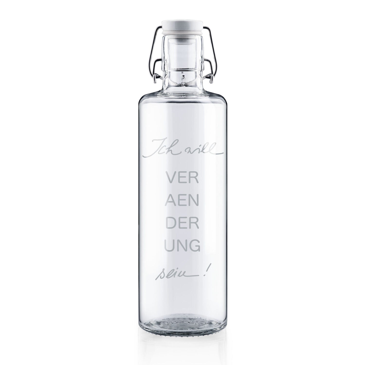 soulbottles 1l Glastrinkflasche "Veränderung"