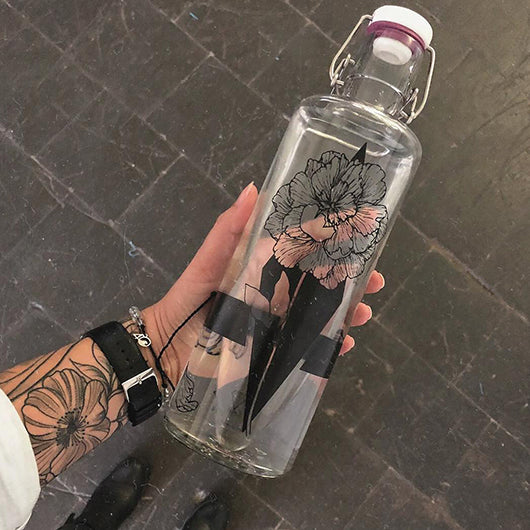 soulbottles 1l Glastrinkflasche