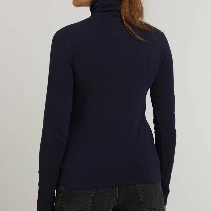 ThokkThokk Damen "Fitted Turtleneck" - Dark Navy