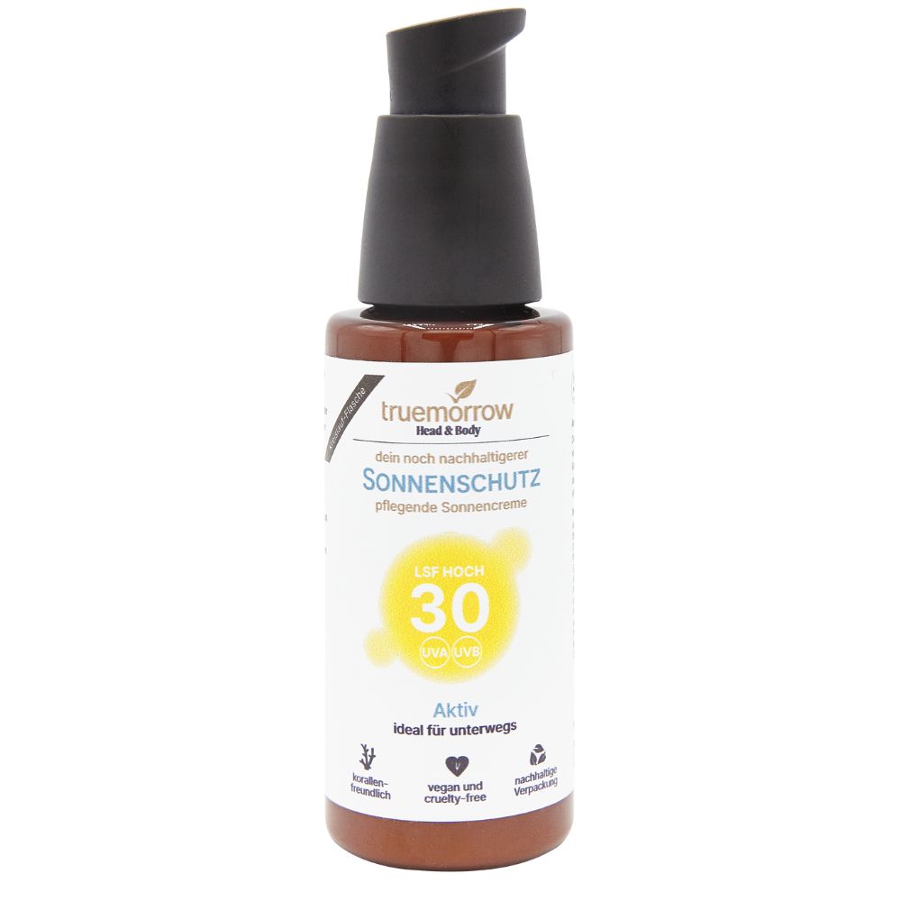 truemorrow Nachhaltige Sonnencreme "Aktiv" - LSF 30 - 50 ml