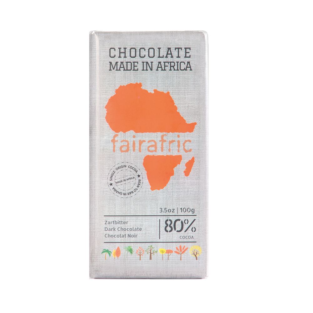 fairafric Zartbitterschokolade 80%
